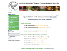 Tablet Screenshot of escoladebiodanza.com.br